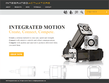 Tablet Screenshot of integratedactuators.com